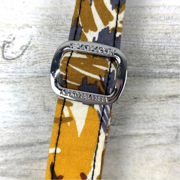 Vera Bradley Women’s Feathers Pattern Quilted Fabric Shoulder Crossbody Bag - Picture 4 of 5